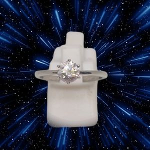 NEW Lustro Stella Swarovski Premium Diamond Ring Size 9